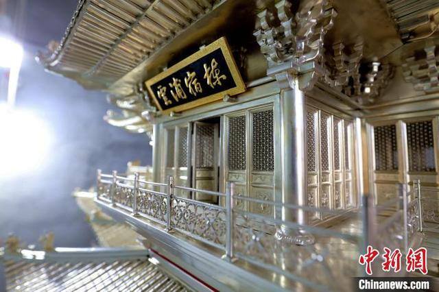 我想做手工（钳海强：金银细工打造纯银滕王阁模型）