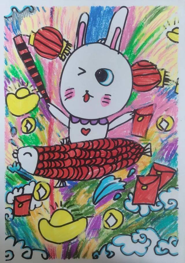 少儿画画比赛（儿童友好融享未来—2023威海市少儿生肖绘画大赛获奖作品线上展览）