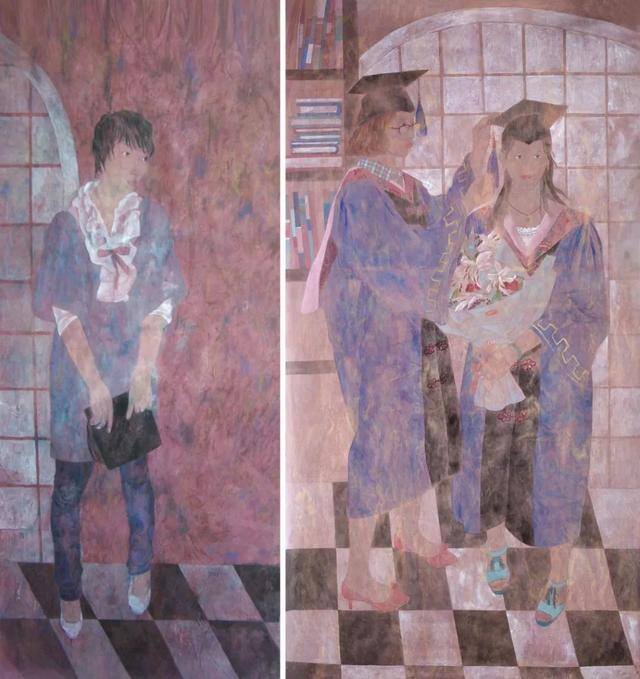 红色绘画作品（李敏的绘画作品赏析）