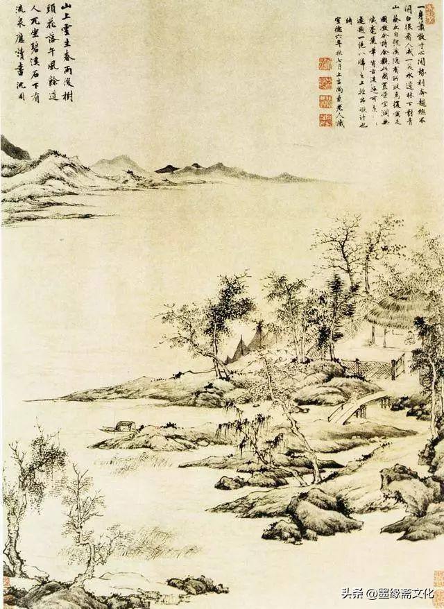 山怎么画简单好看（明代画家刘珏作品欣赏）