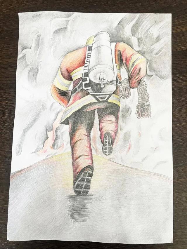 三年级绘画简单又好看（“我是小小消防员”消防绘画征集活动圆满落幕！）