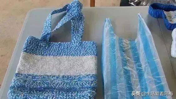 包包怎么做 手工制作（环保手工，塑料袋剪成条，编织成收纳筐或包包，手工制作附教程）