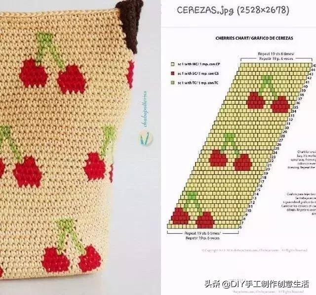 28款手工编织包包（棉草线编织包图解教程）