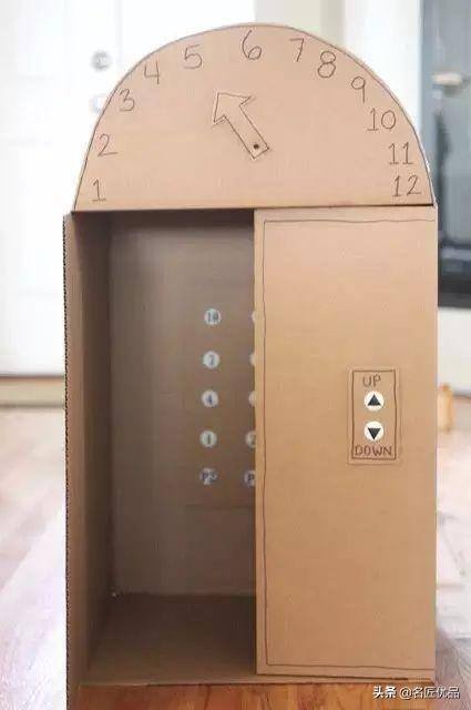 废旧纸箱手工制作大全（幼儿园纸板双层停车场）