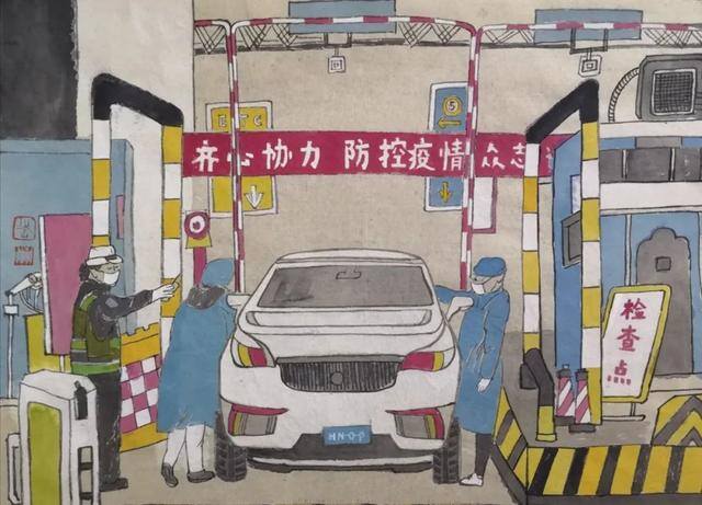 红色绘画作品（李敏的绘画作品赏析）