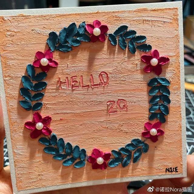 简单又好看的油画棒画（春天的故宫美景，你见过吗？）