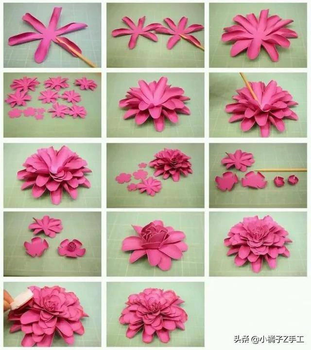 立体花手工制作（10款立体花朵制作教程）