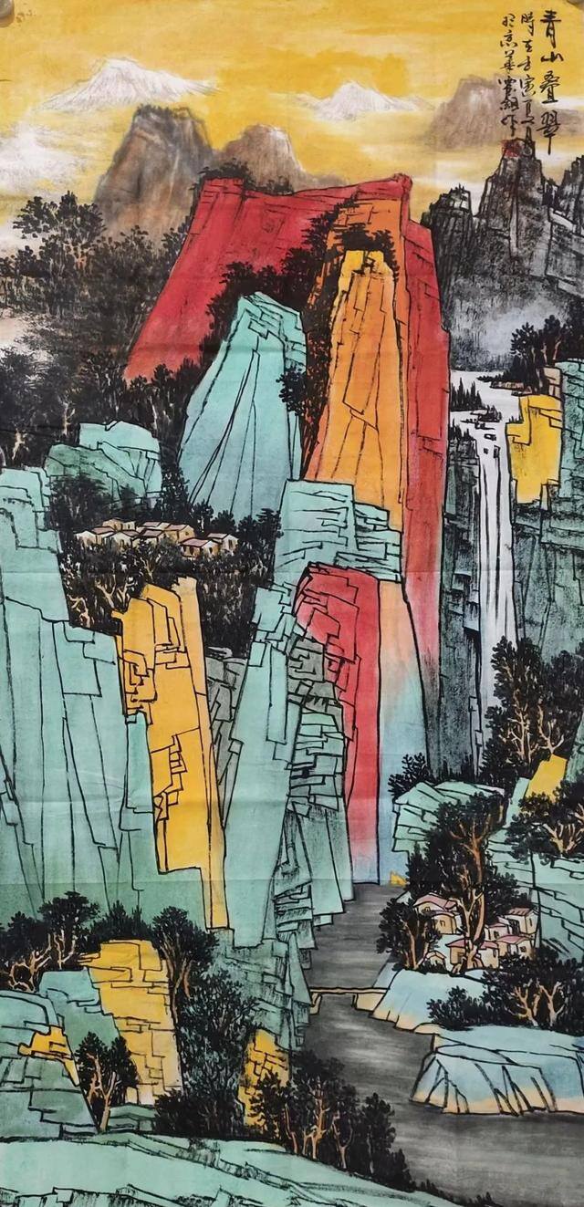 长城怎么画复杂又好看（国画长城系列作品）