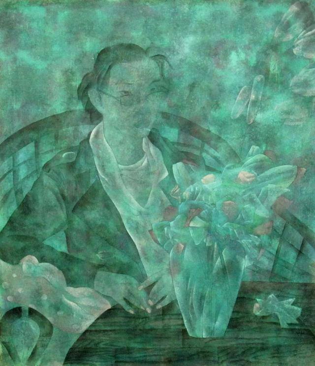 红色绘画作品（李敏的绘画作品赏析）