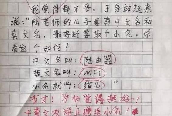四个字网名（家长给孩子起名字应该多走走心）