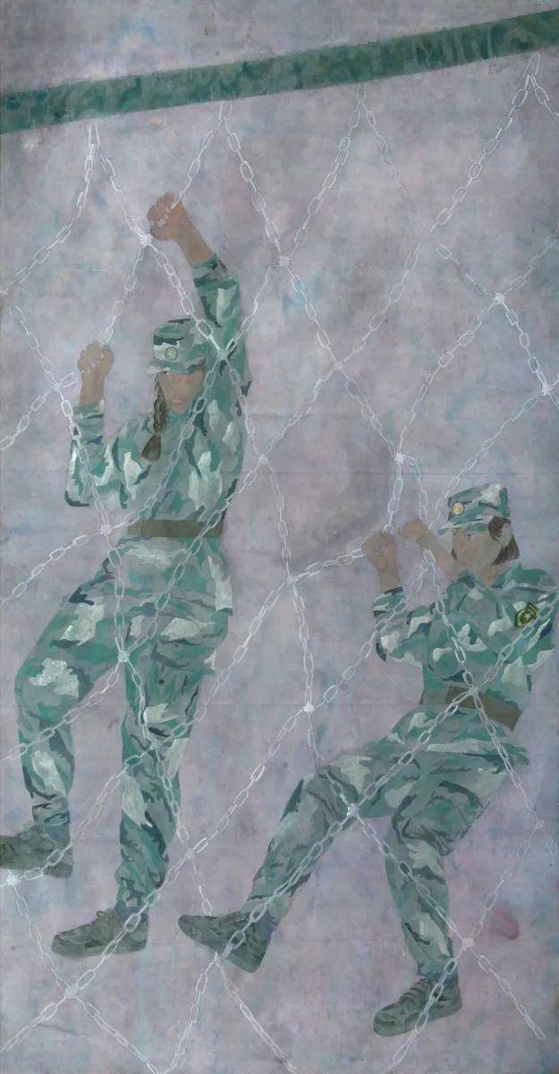 红色绘画作品（李敏的绘画作品赏析）