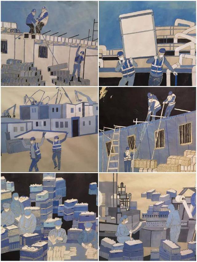 红色绘画作品（李敏的绘画作品赏析）