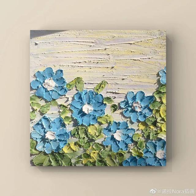 简单又好看的油画棒画（春天的故宫美景，你见过吗？）