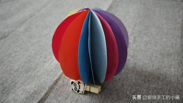 灯笼制作手工简单做法（简易灯笼折纸教程图解）