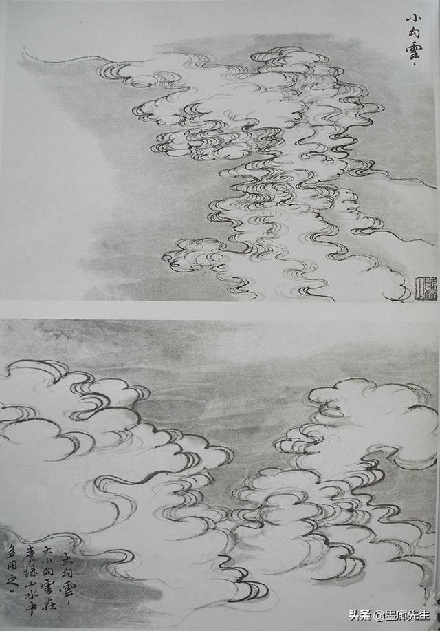 白云怎么画简单好看（山水画中云的表现形式）