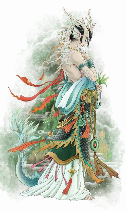 蓝铅笔绘画官网（蓝铅笔笔下的古风插画）