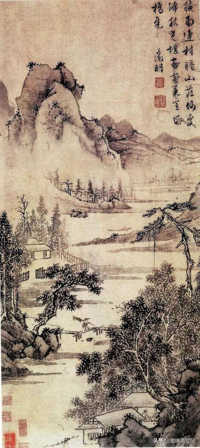 山怎么画简单好看（明代画家刘珏作品欣赏）