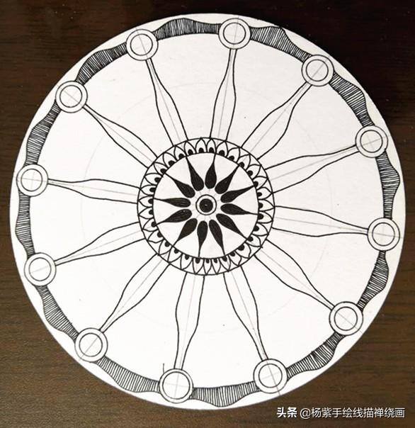 曼陀罗绘画心理学（全职妈妈画禅绕画教程）