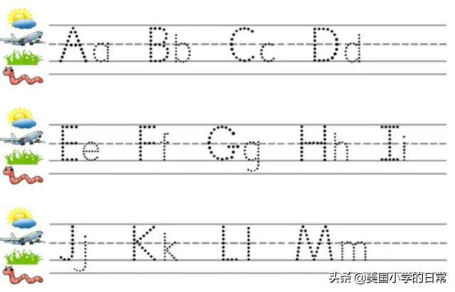 26字母画简单又好看（小学英语字母的认识）