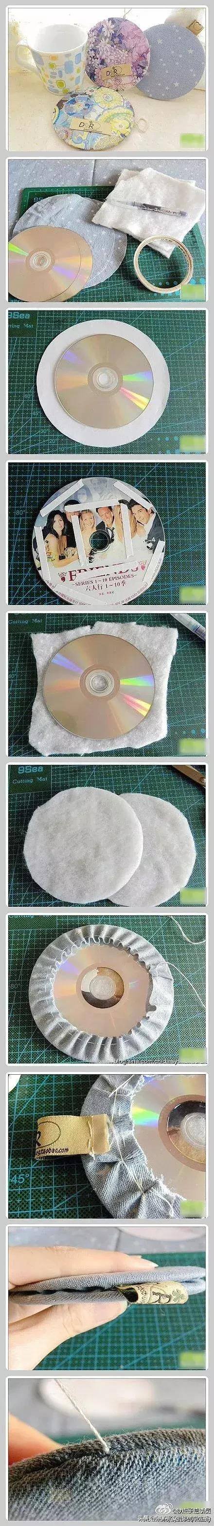 变废为宝的手工（废旧光盘不要扔，用来做这些东西，太实用了！）