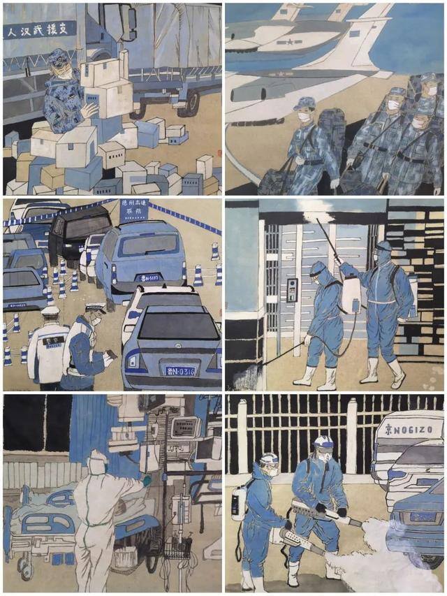 红色绘画作品（李敏的绘画作品赏析）