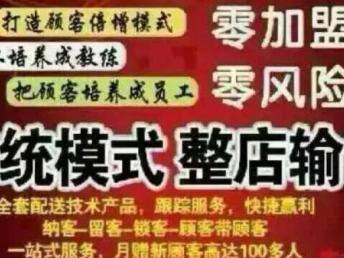 30个无加盟费的项目