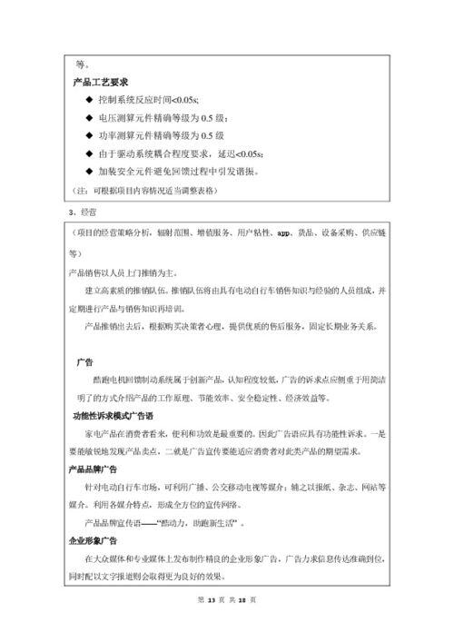 diy创业计划书(大学生版)