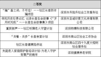 助老项目名称有创意大全