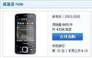 n96手机当年多少钱