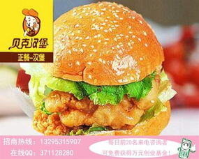 加盟一个汉堡店需要多少钱