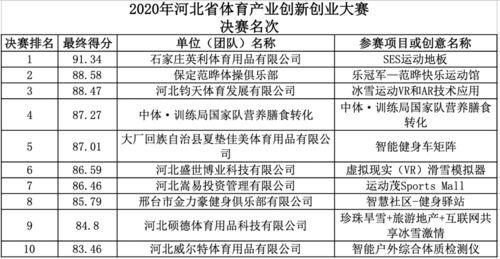 体育创新创业项目计划书
