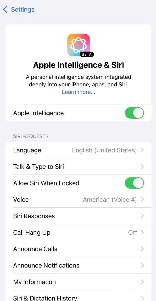一文记录Apple Intelligence从开始到设置全过程！
