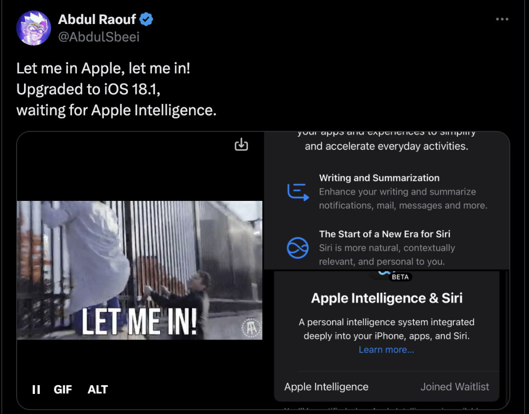 Apple Intelligence 终于实装 iOS 18.1，用上的第一批用户已经开骂了？