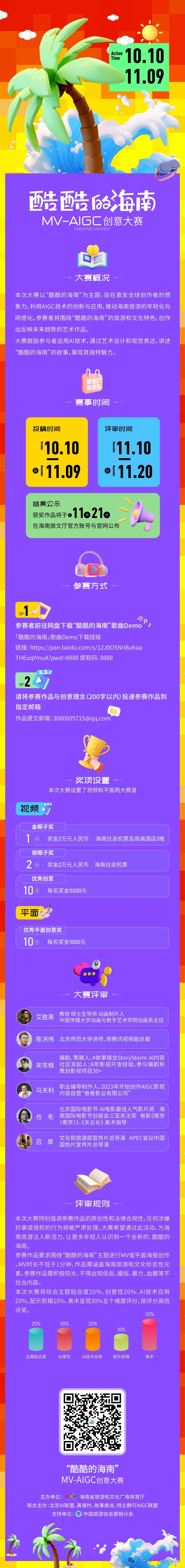 AIGC-MV登场 | 用AI打开“酷酷的海南”！