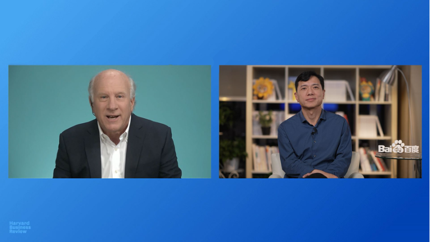 泡沫不可避免，但将有 1% AI 企业脱颖而出——对话哈佛商评总编，李彦宏谈 AI 泡沫