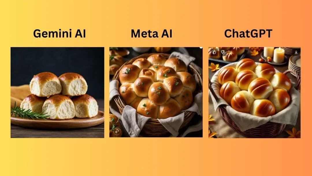ChatGPT vs Gemini vs Meta AI：感恩节 AI 图像生成器大比拼