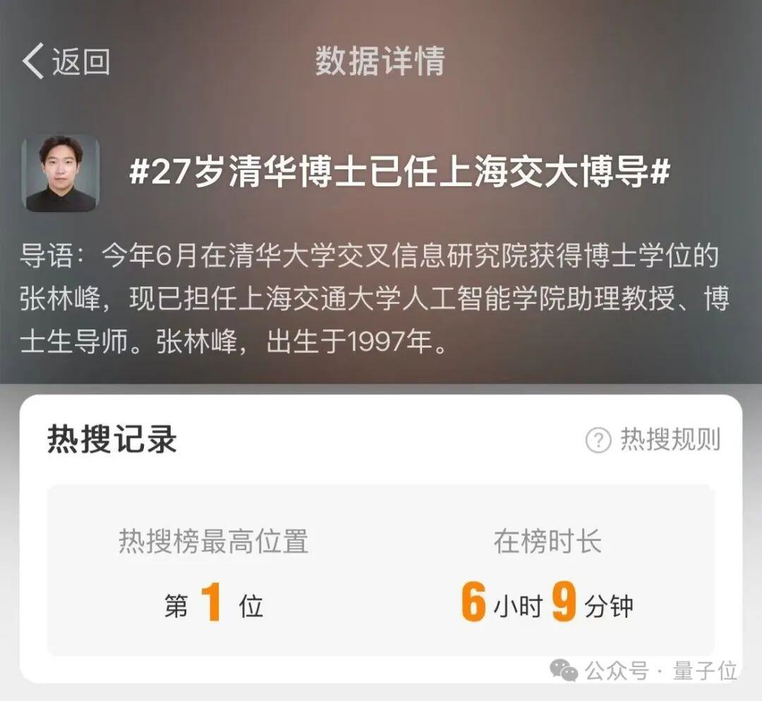 上海交大新聘AI博导，27岁！