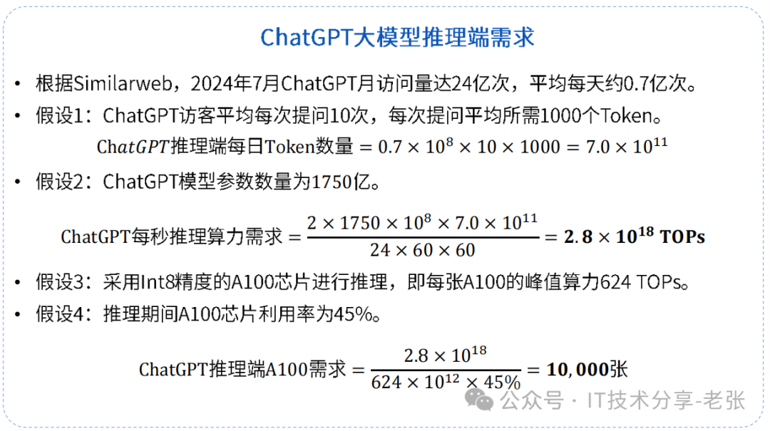 学习笔记：AI大模型和“算力”的换算关系
