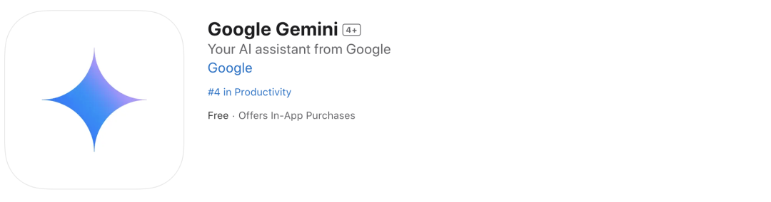 谷歌Gemini发布iOS版App，live语音聊天免费用！